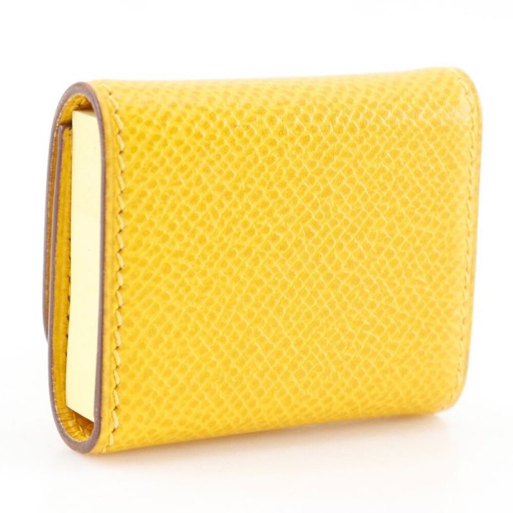 Hermes Post-it Case Sticky Note Leather Yellow - Picture 3 of 9